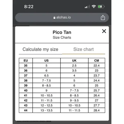 ALOHAS Cream Piko Leather Espadrilles Size 39 New