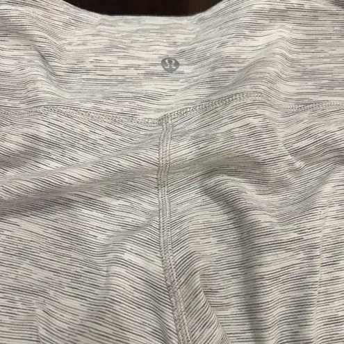 Lululemon  Grey & White Yoga Pants