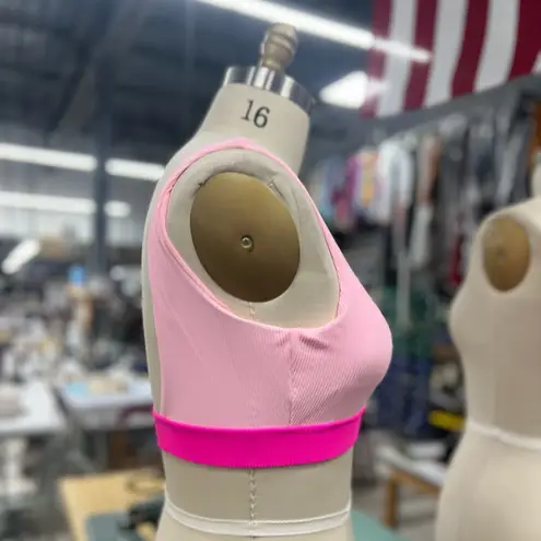 Val Ribbed Swim Top L Pink Size L