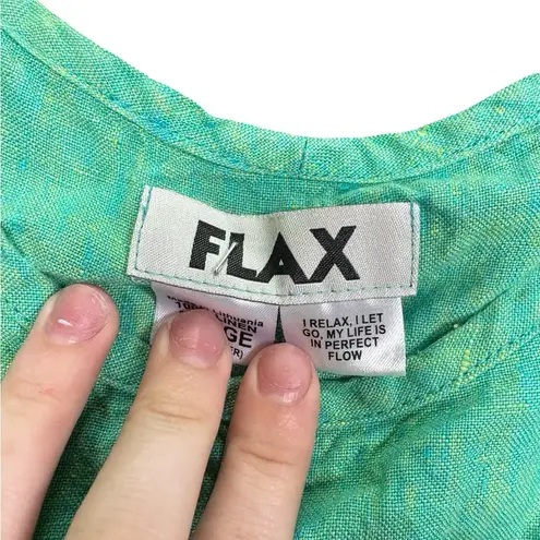 Flax Green Relaxed Tank Top