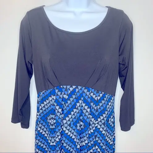 Bob Mackie Harlequin Mosaic Print Maxi Dress Size XS