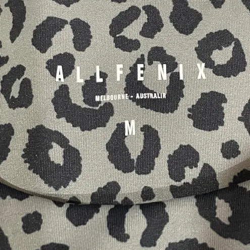 All Fenix Charcoal Leopard Jagger Long Bra