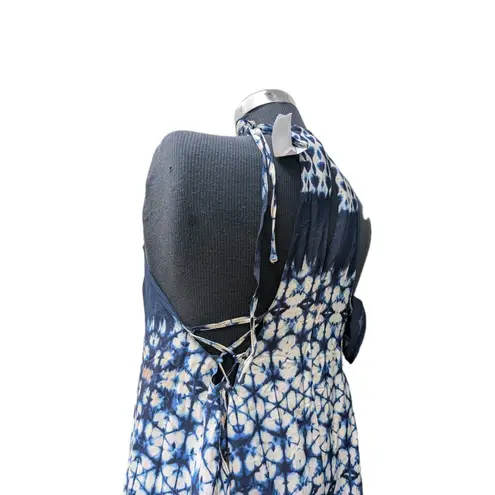 ASTR Anthropologie  The Label Blue/ White Midi Dress Size Medium NWT