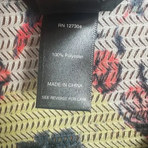 Ali Miles Tunic Cardigan Sweater Womens Small Multicolor Button Up Knit Artsy S