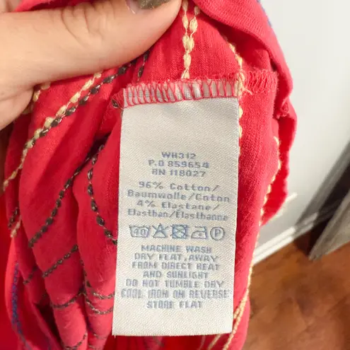 Boden USA Boden Bea Embroidered Midi Boho Western Dress Blue Size 10R EUC