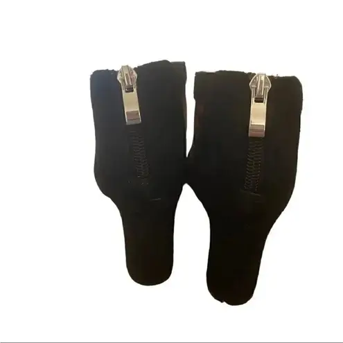 Life Stride Leopard Print Women's Glamour Ankle Boots SZ 6.5 M