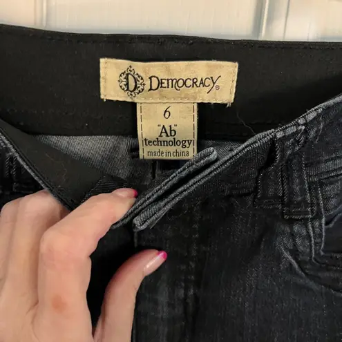 Democracy 6 “Ab”solution Women's Dark Wash Blue Jeans