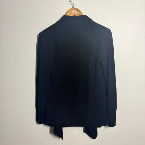 Chico's Black Label Cashmere Sweater Cardigan Women XS Black Bling Cozy Holiday