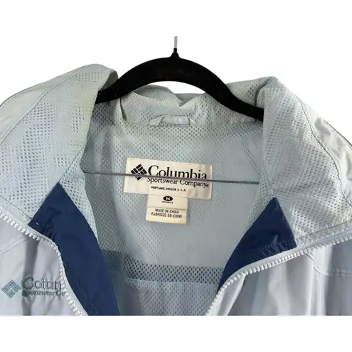 Columbia Sportswear Company Women's Light Blue Full Zip Jacket Size Medium