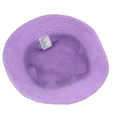 Cider  Y2K Pastel Purple Fuzzy Bucket Hat