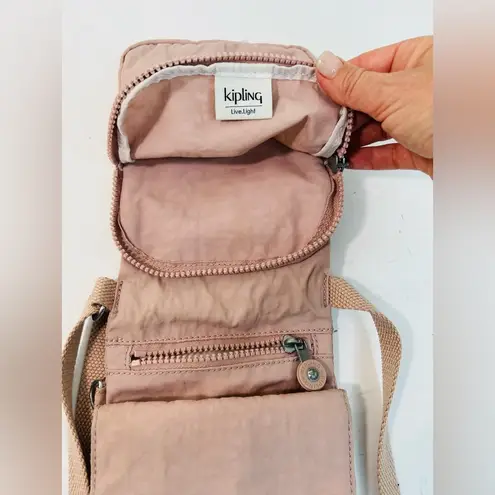 Kipling El Dorado Small Crossbody Bag in Dusty Rose