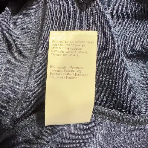 River Island Navy Blue Ruched Front Slinky Jersey Mini Polo Dress Plus 16