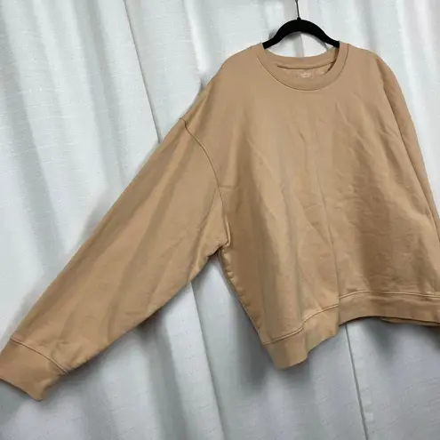 Girlfriend Collective Cream Canyon 50/50 Classic Sweatshirt Sz.XXXL