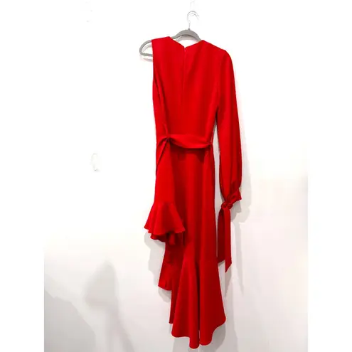 Style Mafia Belted Asymmetrical Ruffle Hi