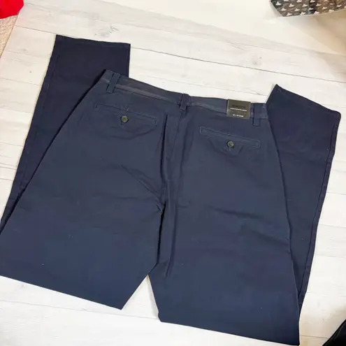 Bonobos Chino 2.0 Pants Size 32x32 Deep Navy Stretch Straight Leg NWT Blue