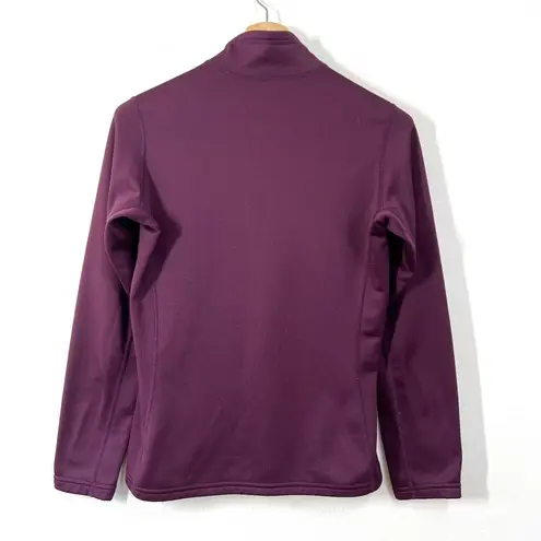 REI Top Polartec Pullover Womens Medium Purple 1/4 Zip Outdoors Activewear Hike