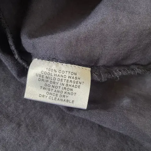 Ruby Yaya Dress Womens Medium Blue Kaftan Sequin Lined Lightweight Metallic