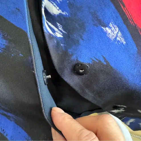 Lafayette 148 New York multi color graffiti blazer