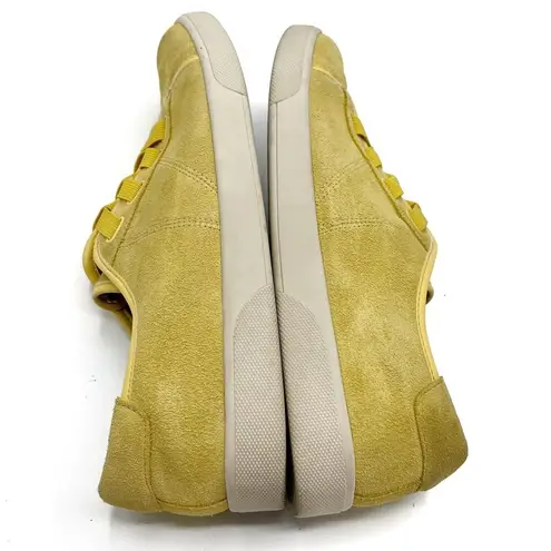 Vionic Jean Suede Slip On Comfort Sneaker Shoes Womens Size 6 Buttercup Yellow