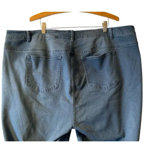 Soft Surroundings Womens Denim Skinny Jeans Zip Fly Light Wash 5 Pocket Size 22W