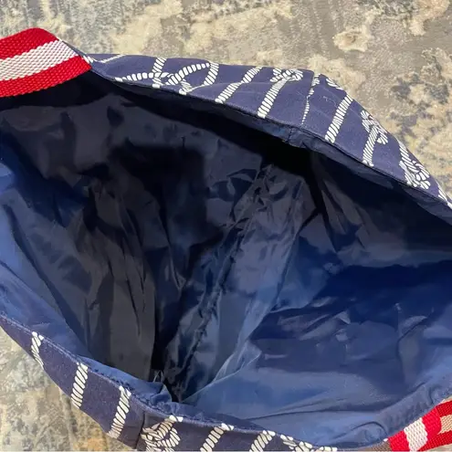 Estée Lauder Navy Rope Print Tote Bag