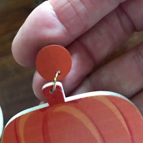 Pumpkin Earrings Dangle Posts Thanksgiving New Fall Jewelry Festival Har…