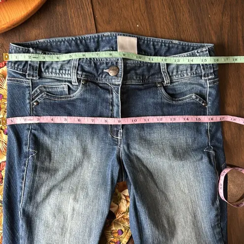 Ariat Denim Zig Zag Pocket Low FZ Size 28L/6 Long Equestrian Style No. 10012371 Blue