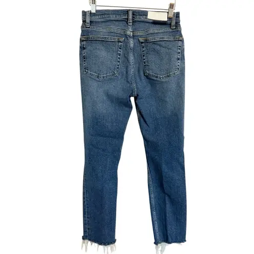RE/DONE - 90’s High Rise Ankle Crop in Dusk Destroy color Women’s Size 28 - Image 3