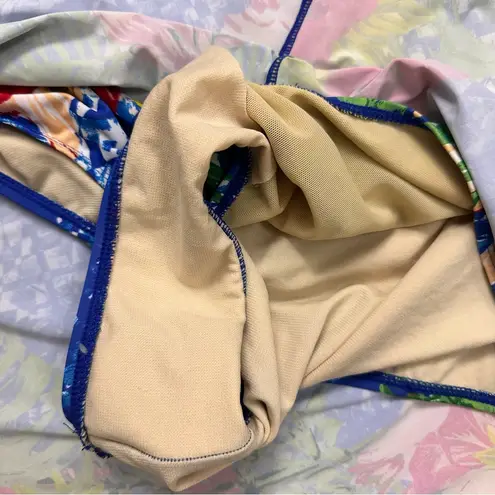 Swimsuits For All Tropical Tank Dress Plunge Swimsuit Size 22 Plus Vacation Red