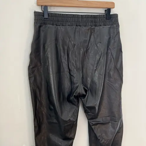 Spanx - Faux Leather Jogger Pants Black