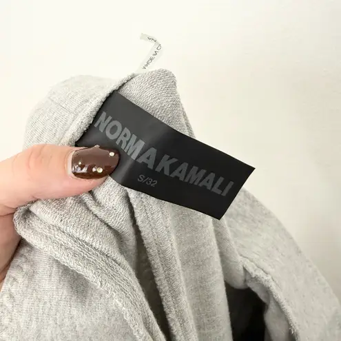 Norma Kamali Cargo Jog Pant in Grey Soft Knit Joggers