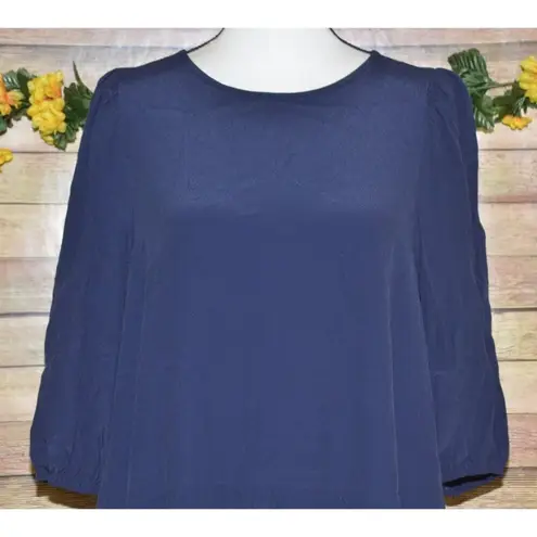 Dress Forum Ladies Lined Flared Tiered Dress A-Line M 3/4 Sleeves Knee Length