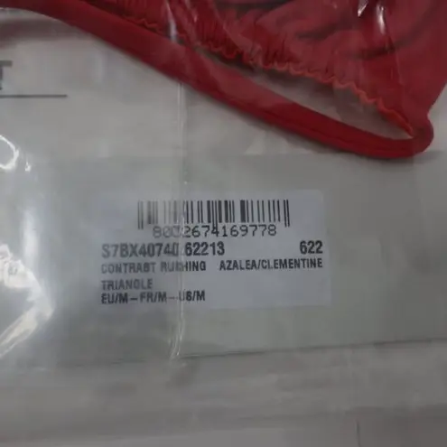 Stella McCartney NEW Reversible bikini set, Red