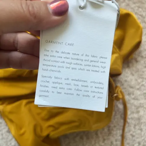 Zimmermann glossy honey swimsuit. M