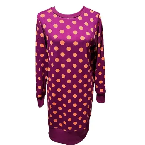 Victor Glemaud x Target Polka Dot Sweater Dress – Purple & Pink, Women’s Size XS
