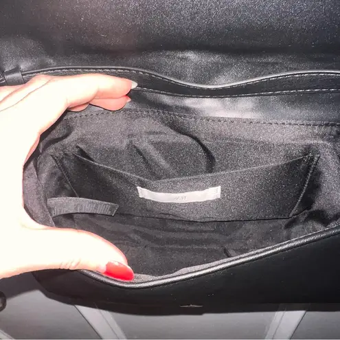 H&M  Black Quilted Crossbody Bag