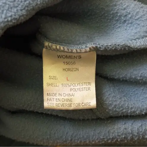 Woolrich  Women’s Fleece Full Zip Mock Neckline Jacket Winter Thermal Blue Size L - Image 14