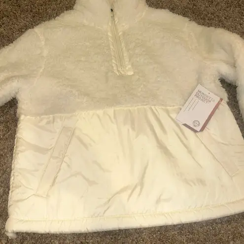 Mondetta Outdoor Project Women’s Ivory Berber Pop Over / Pullover Size XS