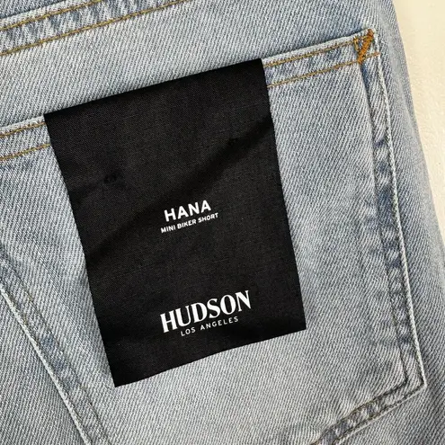 Hudson Jeans NEW Hudson Hana Denim Mini Biker Short in Devout Size 27