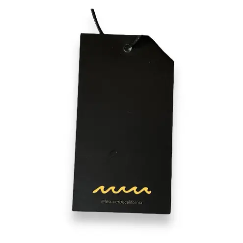 Le Superbe Women's Black White Luau Floral Tube Tank Top Size S Petite