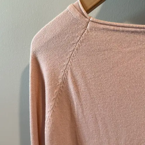 Pink Clover XL Valencia Pink Curved Hem Sweater