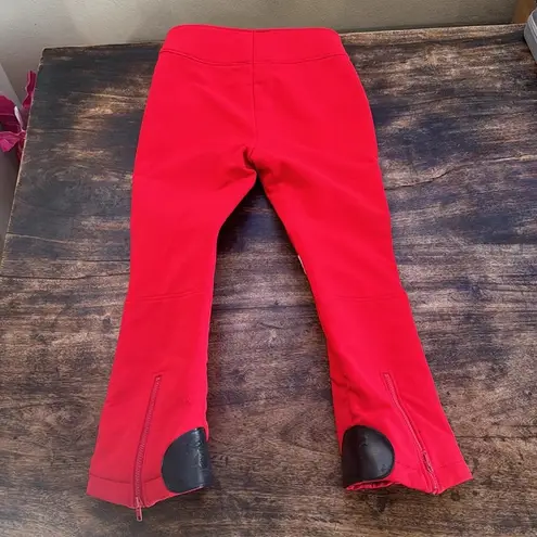 Vintage RED Swiss FERA ski snow pants stretchy Size undefined