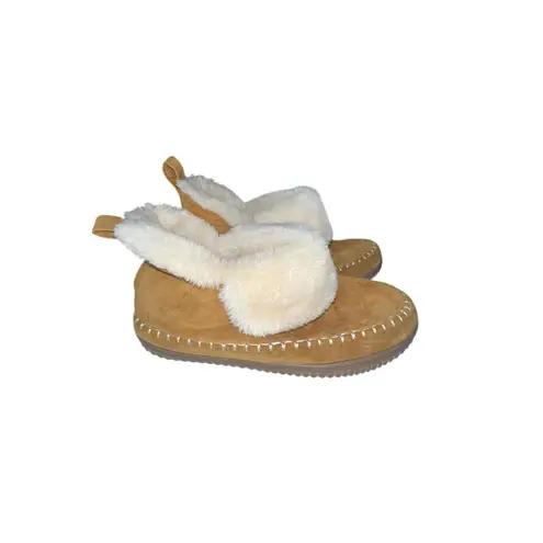 Dearfoams Alpine by Moritz Bootie Slippers Whiskey Faux Fur Women’s 7-8 Medium