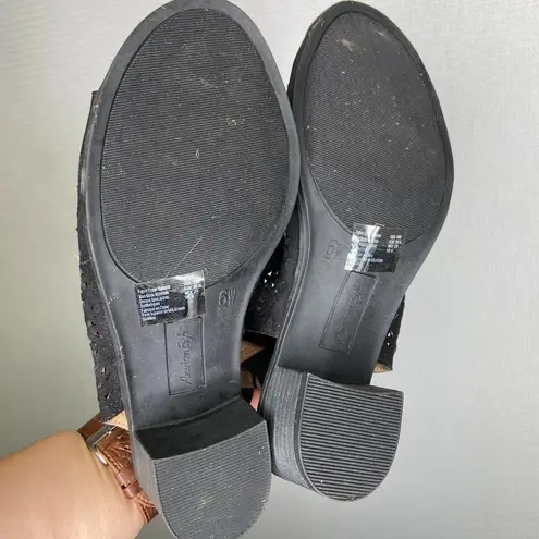 American Eagle  | Black Slip On Shoes Heels 6W