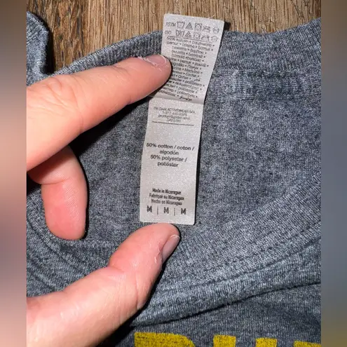 Gildan  Gray Pittsburgh Graphic Cropped Tee