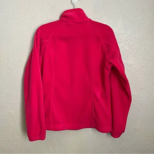 Columbia  Pink Fleece Jacket Large