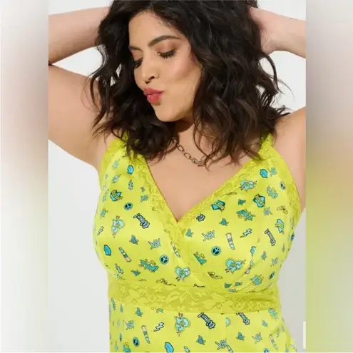 Torrid NWT  Betsey Johnson Midi Trench Satin Lace Inset Dress size 3XL‎