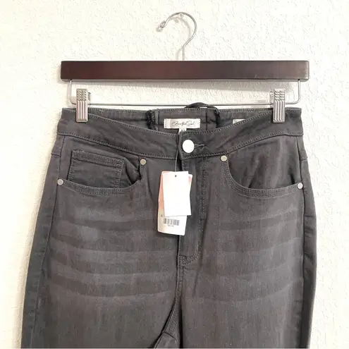 NWT Arula A Beautiful Life Womens Jeans Denim Gray Flare Lace Up Back Size 10