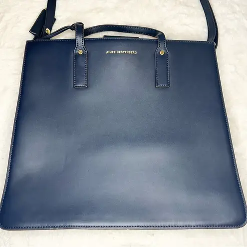 Aimee Kestenberg Mariah Triple Entry Tote Bag in Royal Navy Blue