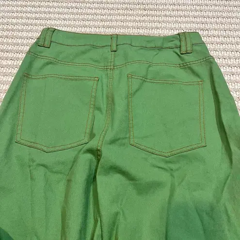Farm Rio  Green Pleat Pants